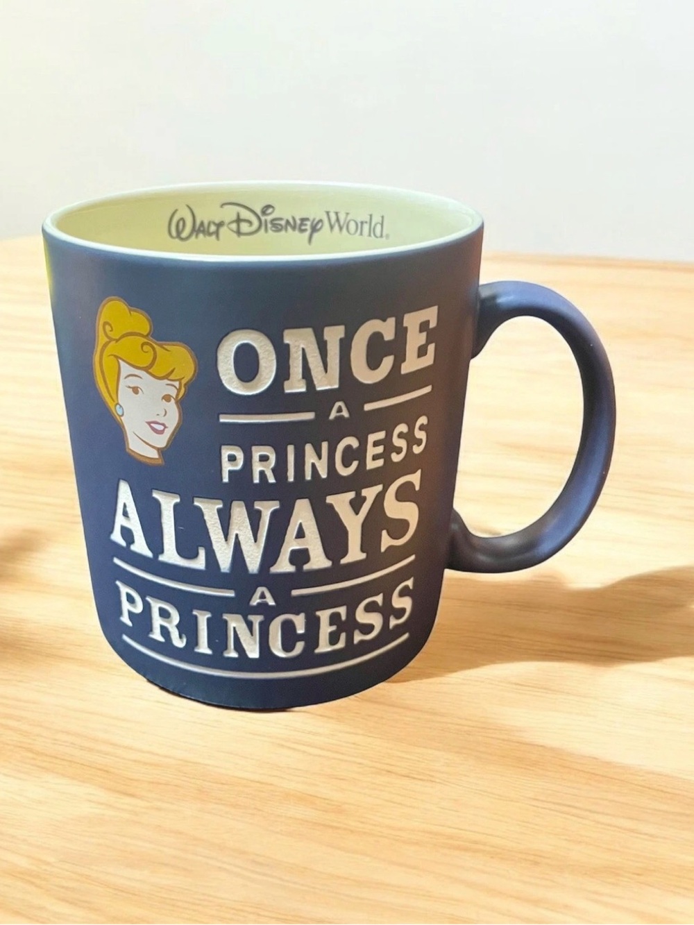 Disney Parks Cinderella Once A Princess ALWAYS A PRINCESS Mug